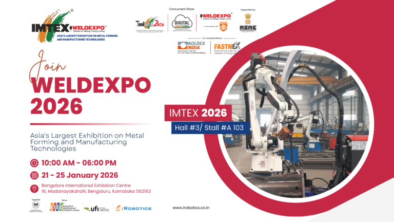 Visit iRobotics at BIEC Bengaluru – IMTEX Forming 2026